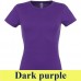 Sol's 11386 miss női póló SO11386 dark purple